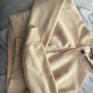 Crop sweat jacket (S)